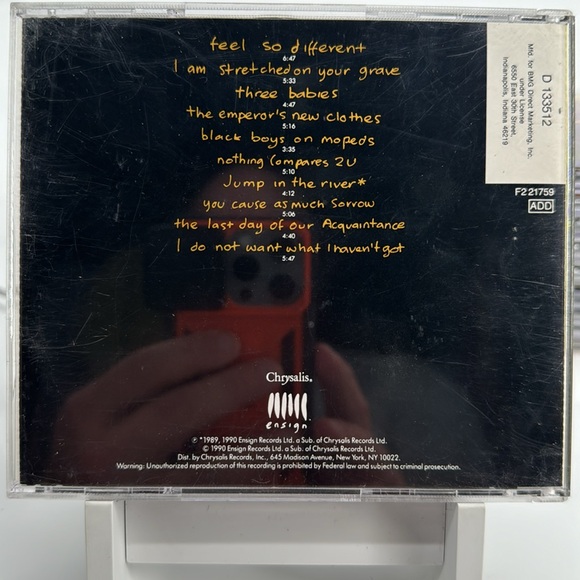 Sinead O’Connor - I Do Not Want What I Haven’t Got on CD. 1990 - Picture 3 of 5